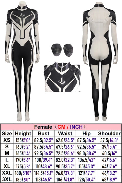 Monica Female Superhero Cosplay Costume Anime Roleplay Outfit Adult Halloween Suit