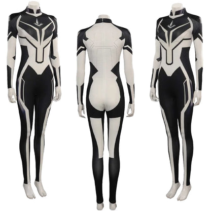 Monica Female Superhero Cosplay Costume Anime Roleplay Outfit Adult Halloween Suit