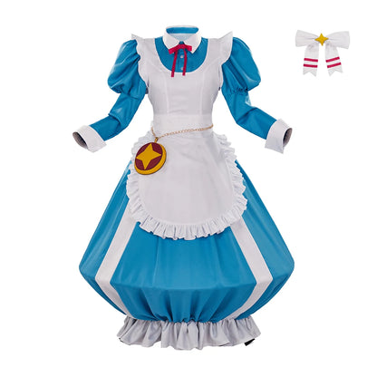 Morino Korisu Cosplay Anime Costume Women Girls Kawaii Teapot Maid Dress Suit Halloween Carnival Party Comic Con Gown