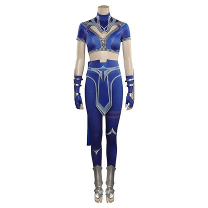 Mortal Cos Kombat Kitana Cosplay SexyCostume Top Pants Mask Accessories Outfits Halloween Carnival Suit For  Women Role playing