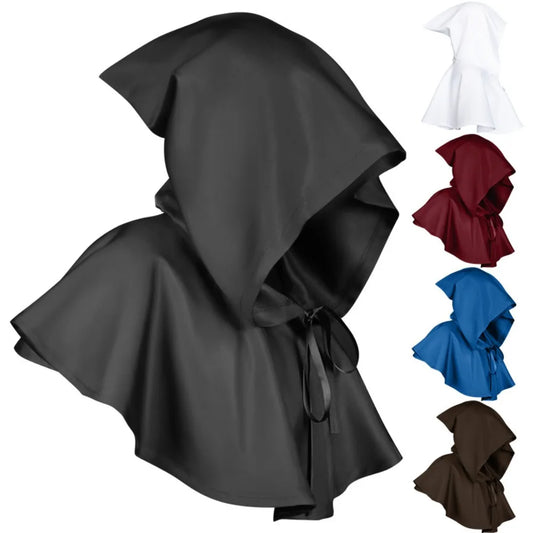 Movie Halloween COS Costume Death Cloak Medieval Hooded Cloak Cosplay Clothing Party Clothes