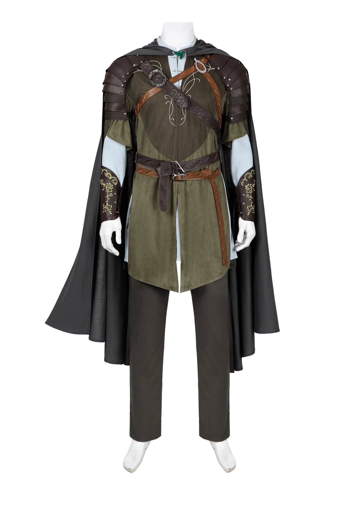 Movie Lord Top Shirt Cosplay Legolas Costume Halloween Carnival Fancy Outfit