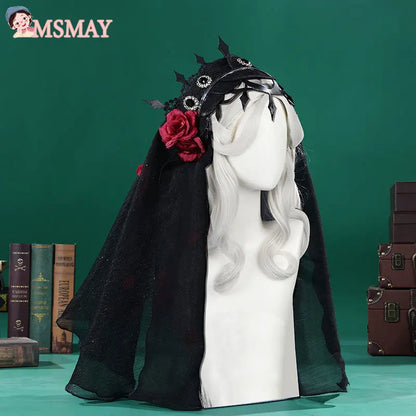 Game Identity V  Ada Messmer Cosplay Costume Women Black Sexy Dress Halloween Christmas New Year Carnival Party Cosplay