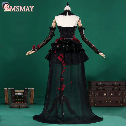 Game Identity V  Ada Messmer Cosplay Costume Women Black Sexy Dress Halloween Christmas New Year Carnival Party Cosplay