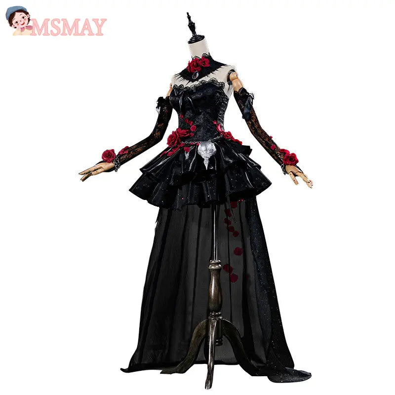 Game Identity V  Ada Messmer Cosplay Costume Women Black Sexy Dress Halloween Christmas New Year Carnival Party Cosplay