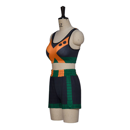 My Hero Academia Cosplay Costume Midoriya Izuku Summer Clothing Bakugou Katsuki Summer Wear Swimsuit