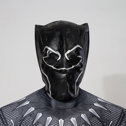 Black Wakanda Forever Superhero Panther Cosplay Costume Jumpsuit Mask Bodysuit Halloween Suit