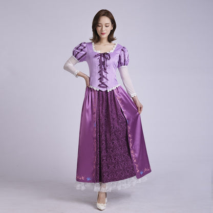 Rapunzel Cosplay Costume For Adult Princess Rapunzel Costume Dress For Women Halloween Party