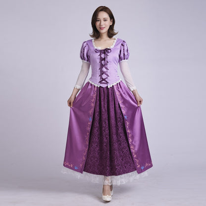 Rapunzel Cosplay Costume For Adult Princess Rapunzel Costume Dress For Women Halloween Party