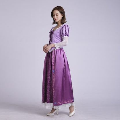 Rapunzel Cosplay Costume For Adult Princess Rapunzel Costume Dress For Women Halloween Party