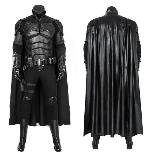 The Bat Cosplay Halloween Bruce Costume Adult Superhero Wayne Jumpsuit Battle Uniform Black Suit