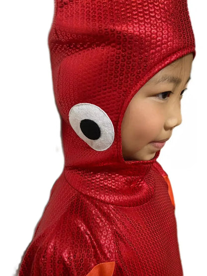 New Halloween Adult Squid Costume Marine Life Party Jumpsuit Funny Cos ClothesChildren Costume  Playing Sea Creatures