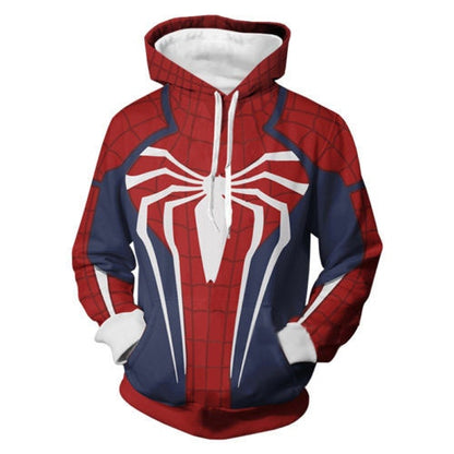 Miles Morales Spiderman Cosplay Hoodie Unisex Sweatshirts Zipper Fashion Casual Hoodies Men Top Streetwear Jacket