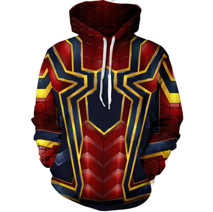 Miles Morales Spiderman Cosplay Hoodie Unisex Sweatshirts Zipper Fashion Casual Hoodies Men Top Streetwear Jacket