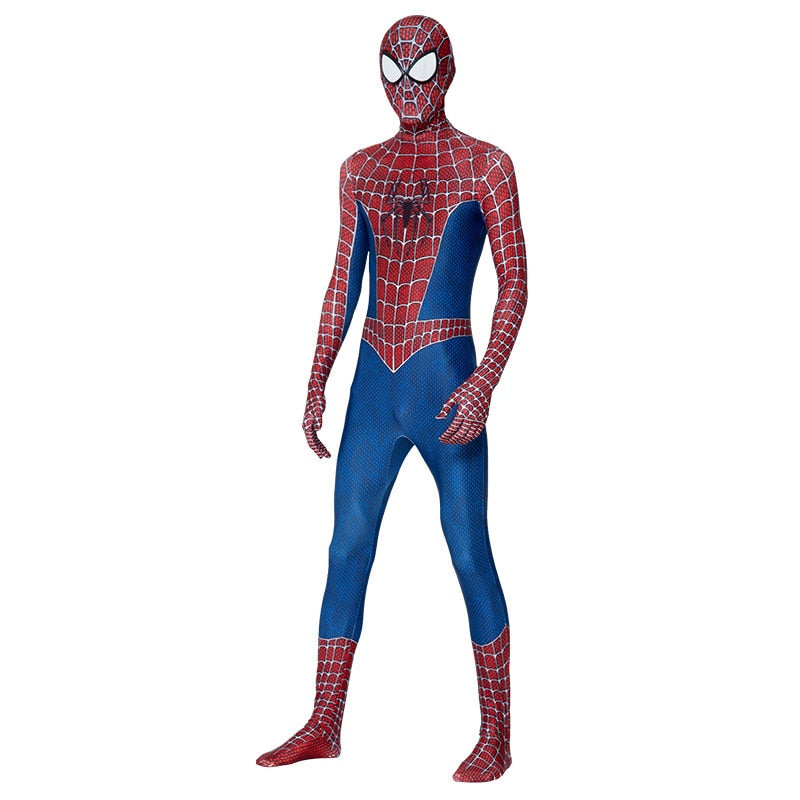 Miles Far From Home Cosplay Costume Zentai Spiderman Costume Superhero Bodysuit Spandex Suit for Kids Adult