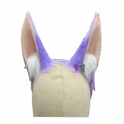 New Stay The Night  NU:Carnival Kuya Cosplay Prop Ears Hairhoop Tail Purple Color Headband Handmade Work Costume Accessories