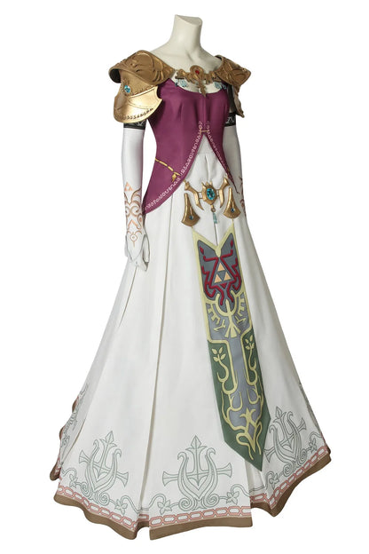 New The Leg of Zelda: Twilight Princess Cosplay Costume Zelda Princess Accessories Halloween Clothes Beautiful Dress Decoration