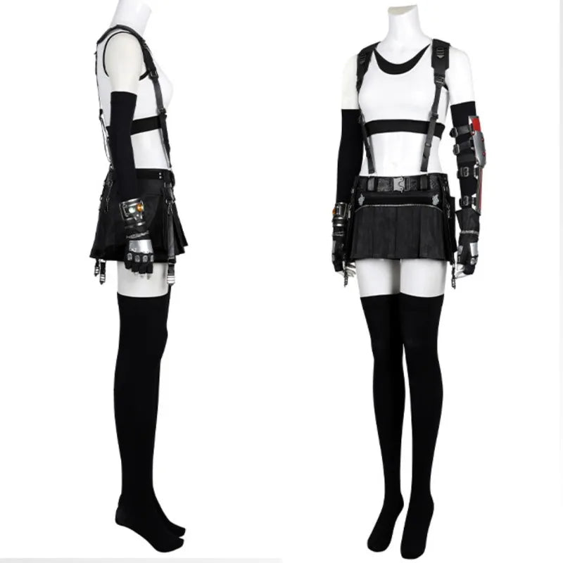 Tifa Lockhart Cosplay Costume Final Fantasy 7 Battle Suit Outfit for Women