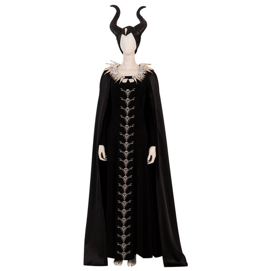 s Maleficent Mistress of Evil Cosplay Costume Halloween Clothing Women's Outfit