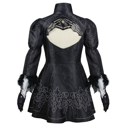 Nier Automata Cosplay Costume Yorha 2B sexy Outfit Games Suit Women Role Play Costumes Girls Halloween Party Dress