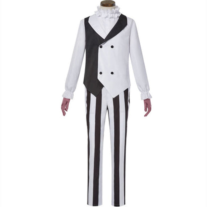 Nikolai Gogol Cosplay Costume Anime Bungo Stray Dogs Suit Cloak White Black Uniform Halloween Christmas Clothes Season 4