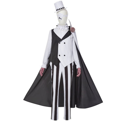 Nikolai Gogol Cosplay Costume Anime Bungo Stray Dogs Suit Cloak White Black Uniform Halloween Christmas Clothes Season 4