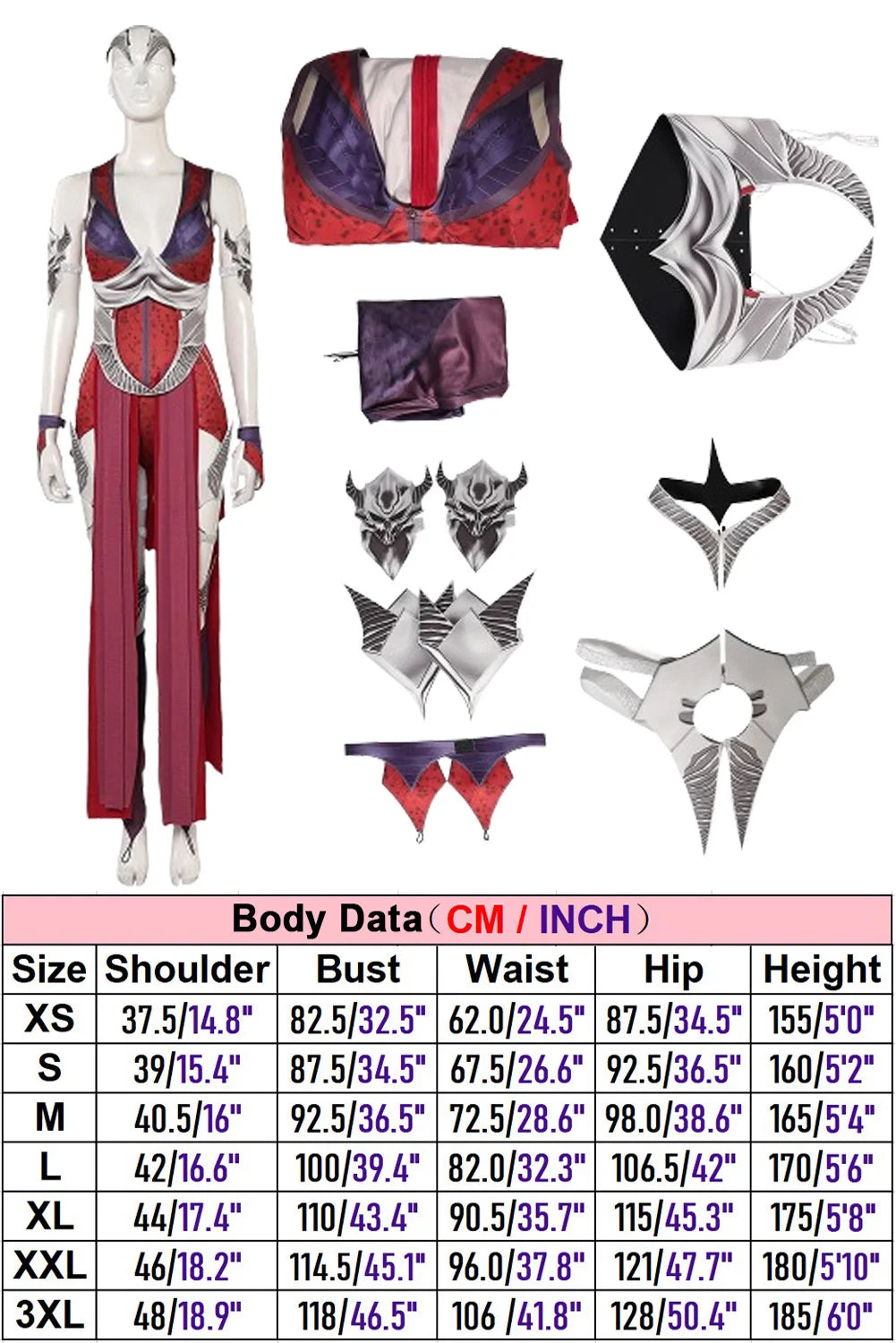 Nitara Cosplay Fantasia Game Mortal Kombat Costume Disguise Adult Women Roleplay Outfits Female Halloween Carnival Party Clothes