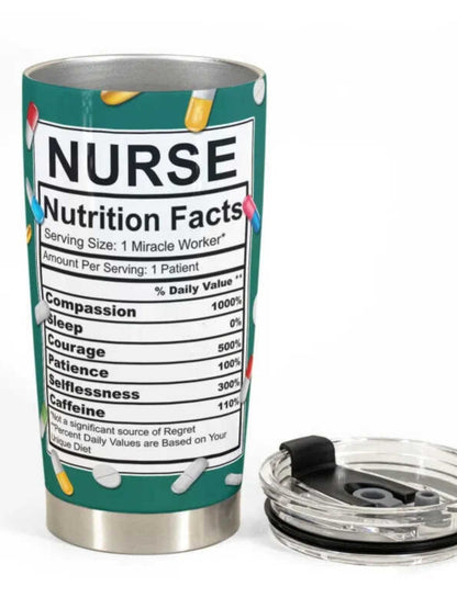 Custom Text Accessories Tumbler Cup Medical Gift for Nurse img 0