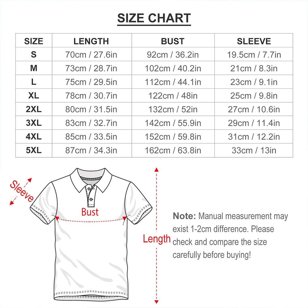 Men's Personalized Photo Shirts Custom Face Golf Polo Shirts img 2