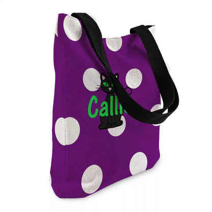 Custom Text Canvas Bag Gifts for Friends on Halloween img 3