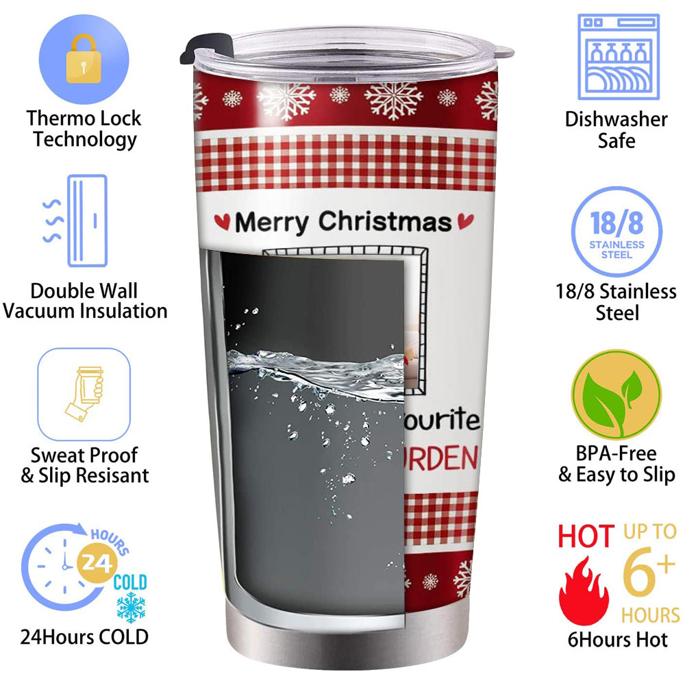 Custom Photo 20 Oz Tumbler Cup Mug Christmas Gift for DAD img 3