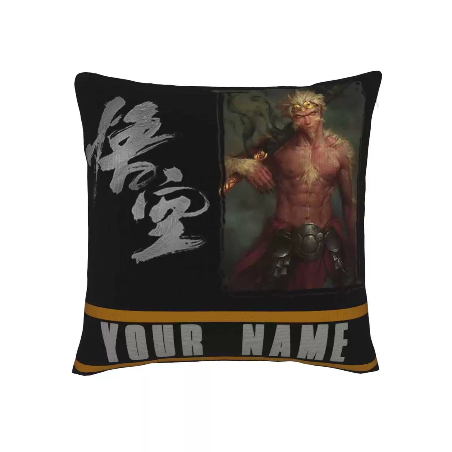 Black Myth Wukong Custom Pillow, Photo Gifts Pillow img 1