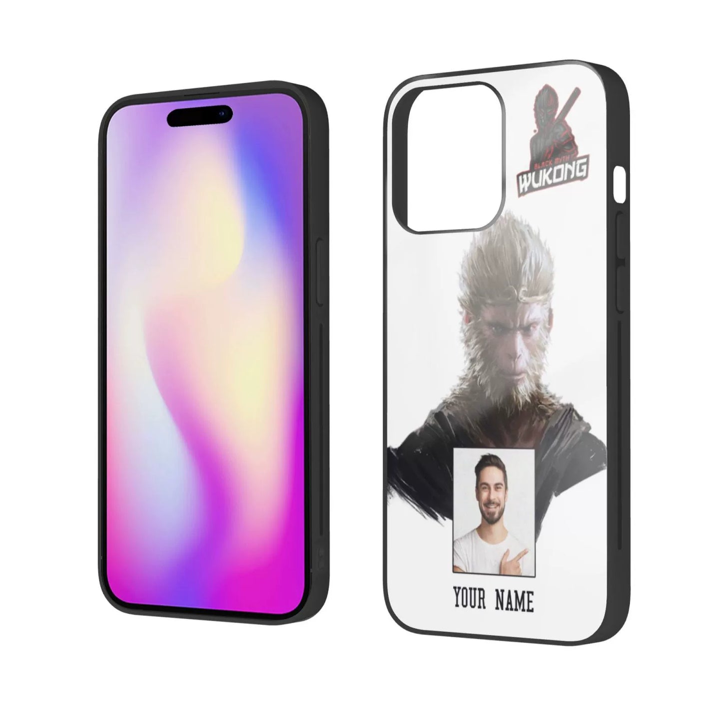 Personalized Name Phone Case Black Myth Wukong Phone Case Custom Photo Men Women Idea Gift img 2