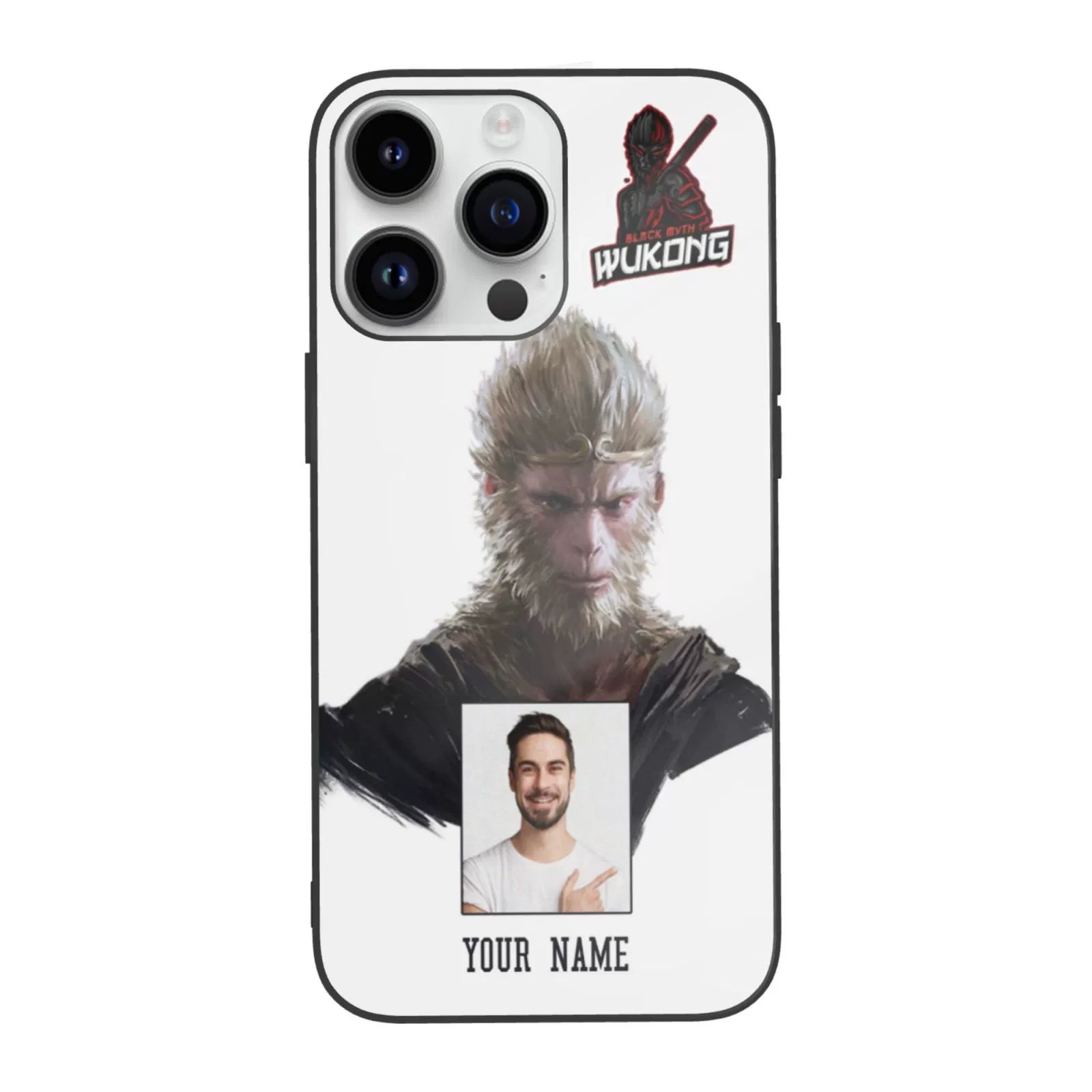 Personalized Name Phone Case Black Myth Wukong Phone Case Custom Photo Men Women Idea Gift img 1