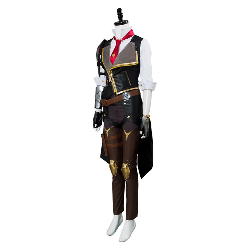 Ashe Cosplay Costume Elizabeth Caledonia Cosplay Ashe Shoes Outfit Full Suit For Adult Women Halloween Carnival Costumes