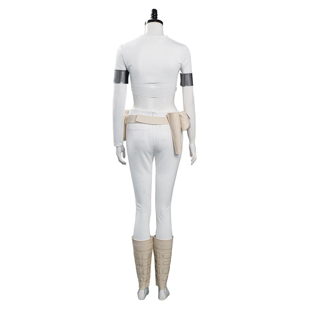 Padme Amidala Cosplay Costume Outfits For Adult Women Kids Children Halloween Carnival Suit