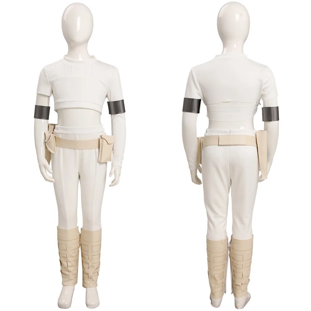 Padme Amidala Cosplay Costume Outfits For Adult Women Kids Children Halloween Carnival Suit