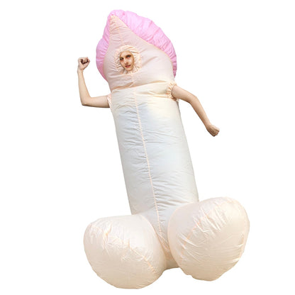 Inflatable Costumes For Adult Sexy Dick Jumpsuit Funny Dress Disfraz Holiday Paty Halloween Anime Cosplay Suit