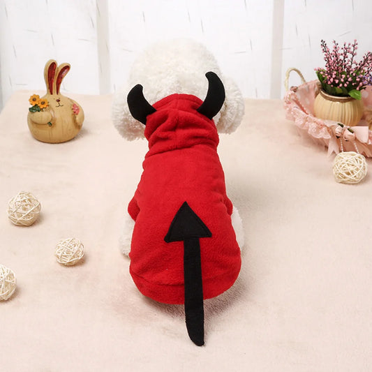 Pet Transformation Costume Dreses Winter Clothes Supplies Cats and Dogs Coat Halloween