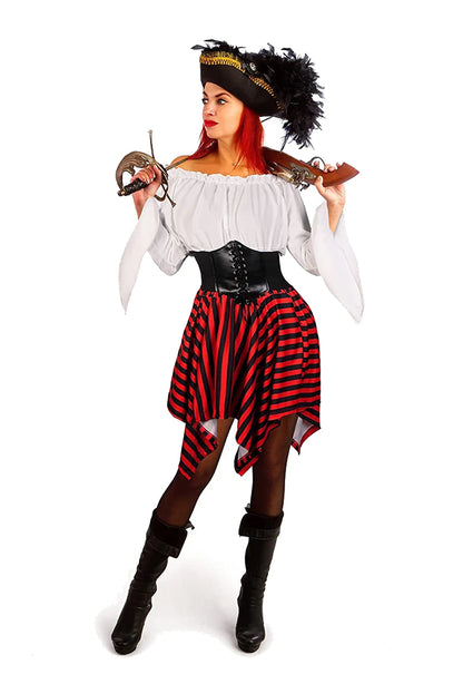 Pirate Cosplay Cosplay Women Costume Renaissance Roleplay Fantasia Outfits Halloween Carnival Party Clothes For Female Disguise