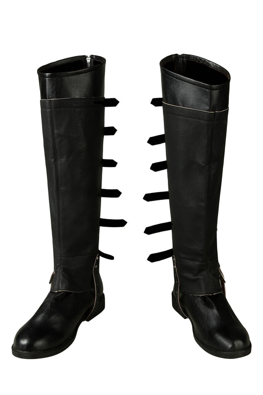 Popular Adult Man  Vergil Cosplay Costume Halloween Shoesit Party Boots Carnival Accessories