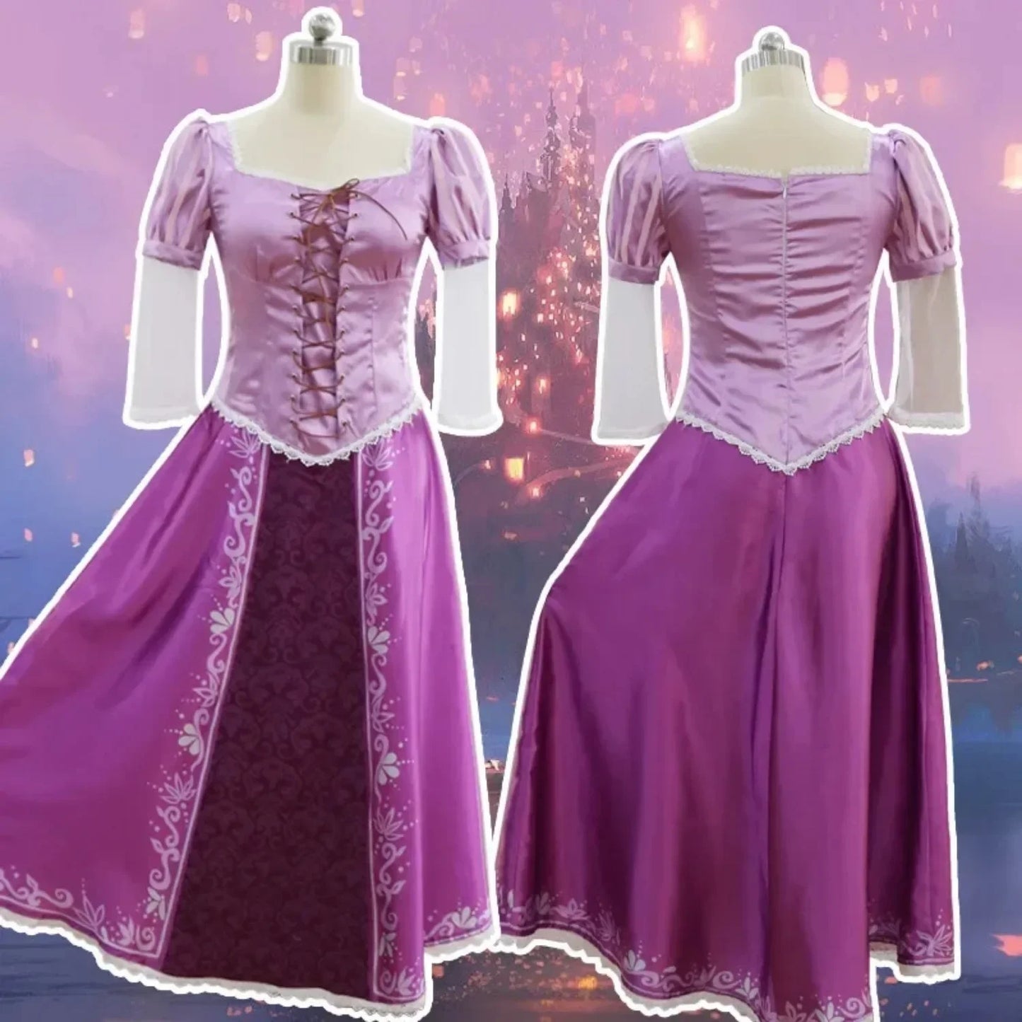 Princess Costume Halloween Cosplay Princess Dress Cos Costume Heiress Rapunzel Cosplay Costume Rapunzel