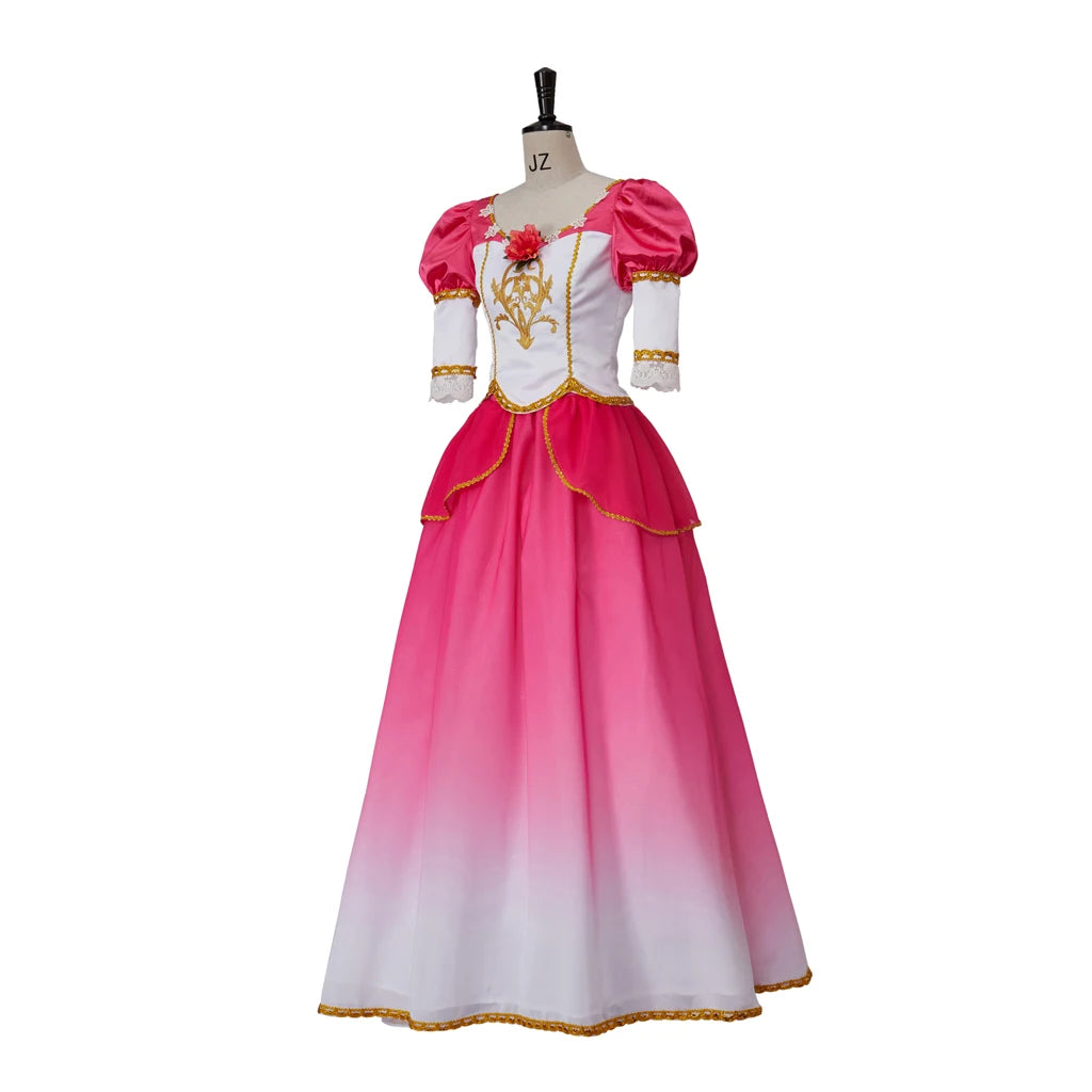 Princess Genevieve Cosplay Costume Dancing Party Dress Fancy Ball Gown Custom Made Women Beautiful Fairy Costume Prom Dresses