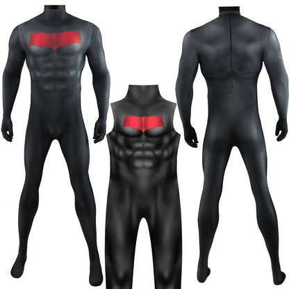 Red Hood Robin Costume Cosplay Superhero Jason Todd Zentai Bodysuit Spandex Boys Halloween Costume Adult Kids