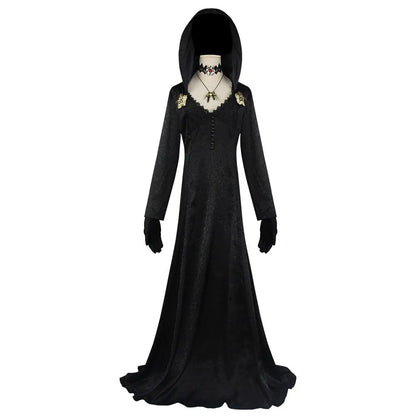 Resident Village Outfit Daniela Vampire Halloween Costume Horror Cosplay Gown Women Scary Carnival Dress Gothic Evil For Adult