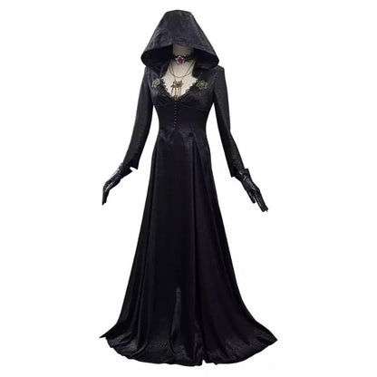 Resident Village Outfit Daniela Vampire Halloween Costume Horror Cosplay Gown Women Scary Carnival Dress Gothic Evil For Adult