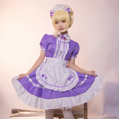 Retro Maid Cosplay Costumes Anime Lolita Kawaii Coat Goth Clothes Women Punk Gothic Plus Size Lolita Blouse Kawaii Dress