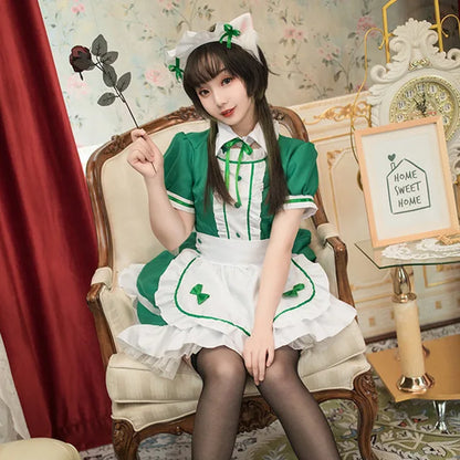 Retro Maid Cosplay Costumes Anime Lolita Kawaii Coat Goth Clothes Women Punk Gothic Plus Size Lolita Blouse Kawaii Dress