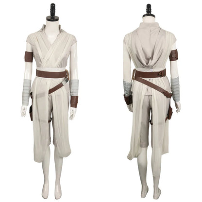 Rey Cosplay Costume Adult Women Female Outfits Halloween Carnival Roleplay Suit