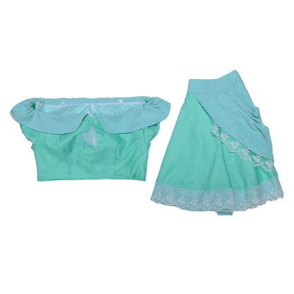 Rosalina  Princess Cosplay Costume Sexy Cute Crop Top Lolita Skirts  Outfit Halloween Carnival Suits